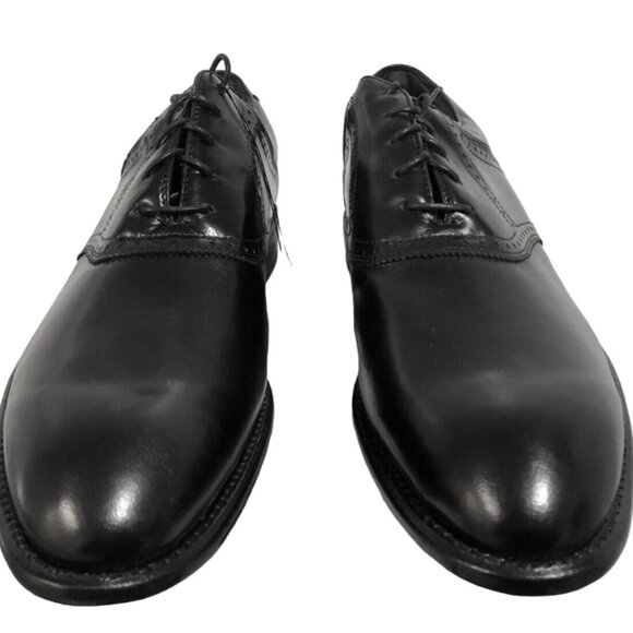 NEW $400 Justin Boots Golf Shoes!  Black  Handcrafted Leather  Dress Style  WIDE main image 8